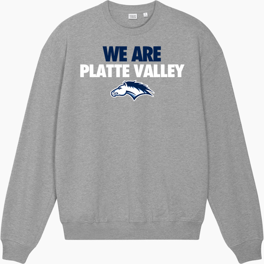 Platte Valley Broncos <span class="pdp-name-mascot">Platte Valley Broncos</span> Stanley/Stella Unisex Ledger Dry Crewneck Sweatshirt