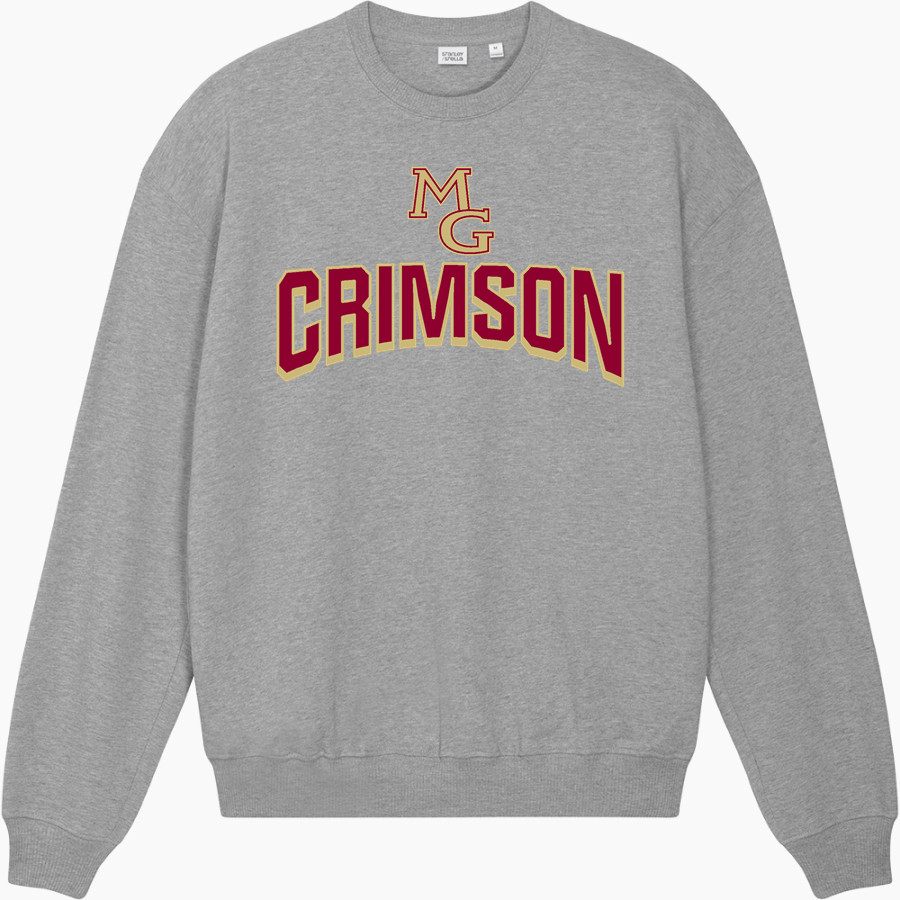 Maple Grove Crimson <span class="pdp-name-mascot">Maple Grove Crimson</span> Stanley/Stella Unisex Ledger Dry Crewneck Sweatshirt