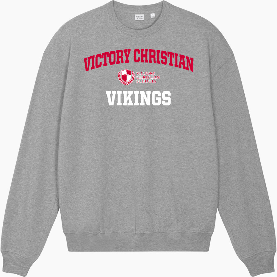 Victory Christian Vikings Stanley/Stella Unisex Ledger Dry Crewneck Sweatshirt