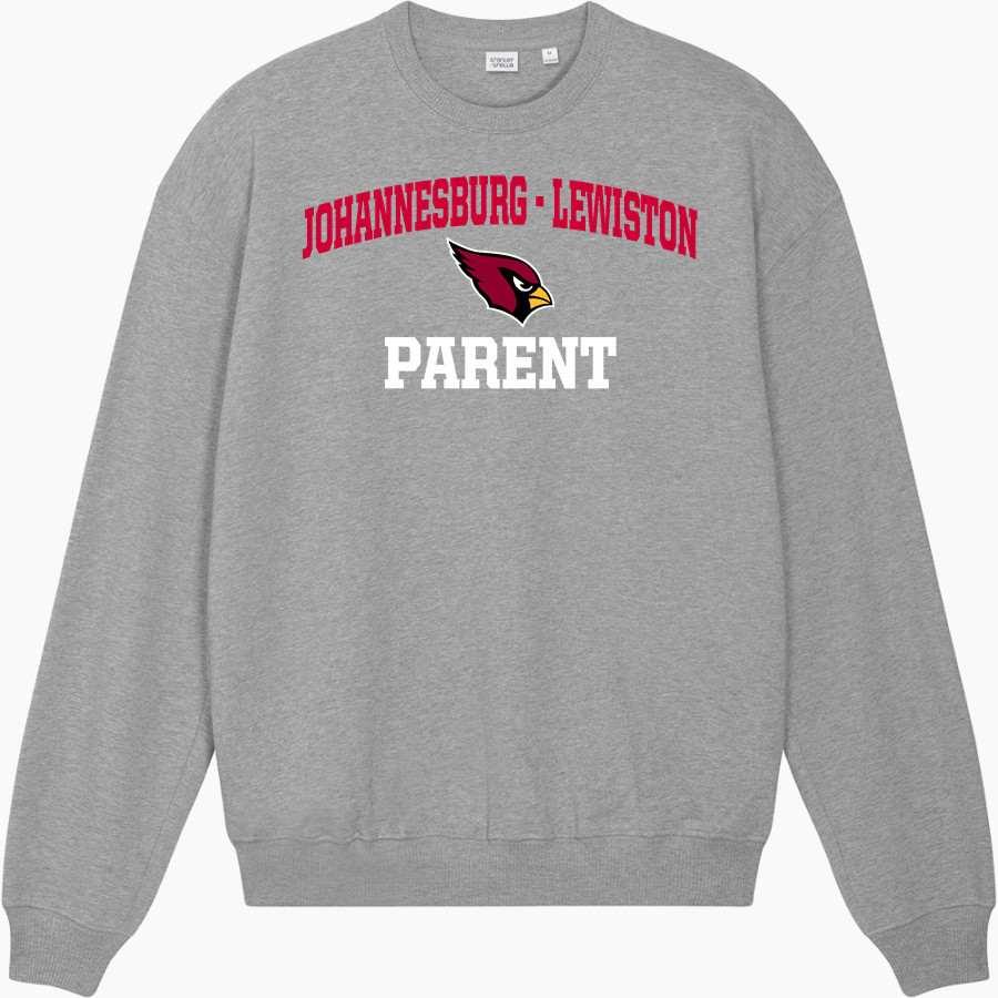 JOHANNESBURG-LEWISTON HIGH SCH CARDINALS <span class="pdp-name-mascot">JOHANNESBURG - LEWISTON CARDINALS</span> Stanley/Stella Unisex Ledger Dry Crewneck Sweatshirt