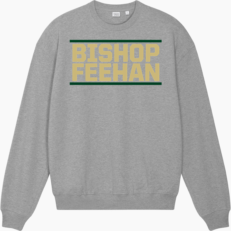 Bishop Feehan Shamrocks <span class="pdp-name-mascot">Bishop Feehan Shamrocks</span> Stanley/Stella Unisex Ledger Dry Crewneck Sweatshirt