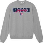 Medford Tech Jaguars <span class="pdp-name-mascot">Medford Tech High School Jaguars</span> Stanley/Stella Unisex Ledger Dry Crewneck Sweatshirt Front Thumbnail