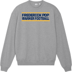 Frederick Pop Warner Golden Eagles <span class="pdp-name-mascot">Frederick Pop Warner Football Golden Eagles</span> Stanley/Stella Unisex Ledger Dry Crewneck Sweatshirt Front Thumbnail