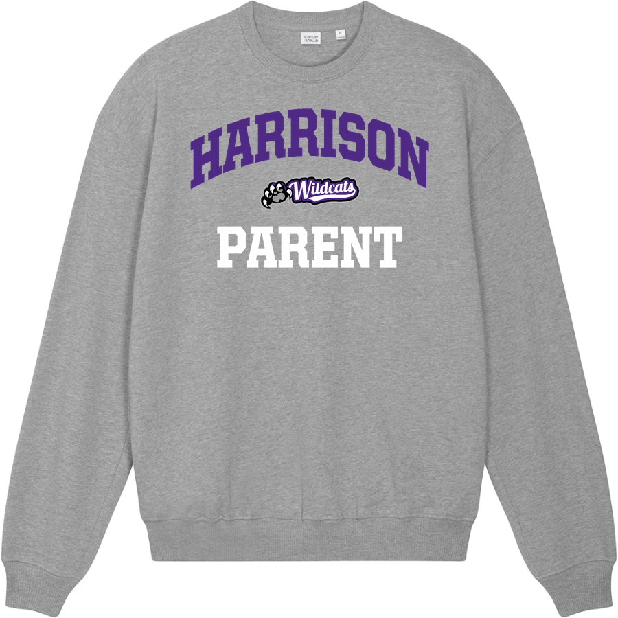 Harrison Wildcats <span class="pdp-name-mascot">Harrison School Wildcats</span> Stanley/Stella Unisex Ledger Dry Crewneck Sweatshirt