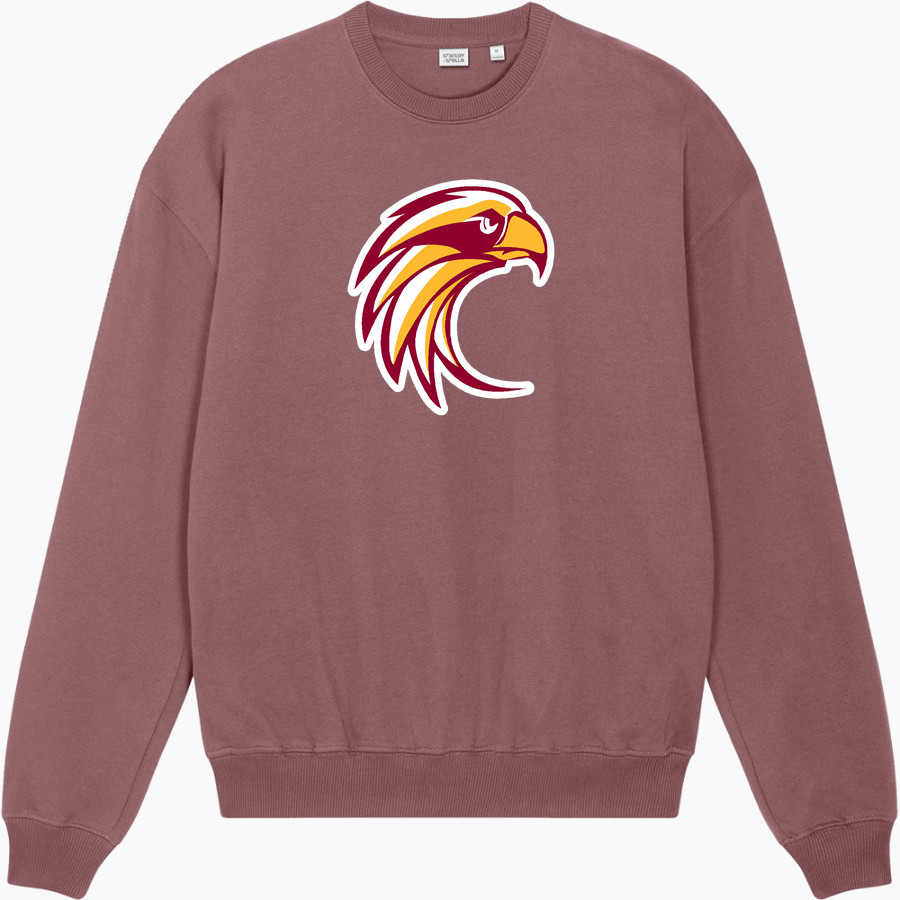 THE DALLES HIGH SCHOOL RIVERHAWKS Stanley/Stella Unisex Ledger Dry Crewneck Sweatshirt
