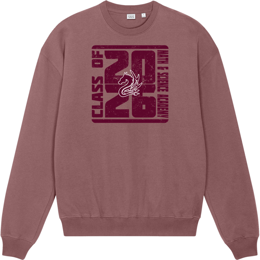 Math & Science Academy Dragons <span class="pdp-name-mascot">Math & Science Academy Dragons</span> Stanley/Stella Unisex Ledger Dry Crewneck Sweatshirt