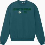 LEGACY CHRISTIAN WARRIORS Stanley/Stella Unisex Ledger Dry Crewneck Sweatshirt Front Thumbnail