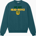 Head-Royce Jayhawks Stanley/Stella Unisex Ledger Dry Crewneck Sweatshirt Front Thumbnail