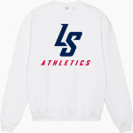 La Salle Lancers Stanley/Stella Unisex Ledger Dry Crewneck Sweatshirt Front Thumbnail