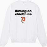 Dowagiac Chieftains <span class="pdp-name-mascot">Dowagiac Chieftains</span> Stanley/Stella Unisex Ledger Dry Crewneck Sweatshirt Front Thumbnail