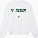 Franklin Yellowjackets <span class="pdp-name-mascot">Franklin Yellowjackets</span> Stanley/Stella Unisex Ledger Dry Crewneck Sweatshirt Front Thumbnail
