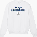 OLDENBURG ACADEMY TWISTERS Stanley/Stella Unisex Ledger Dry Crewneck Sweatshirt Front Thumbnail