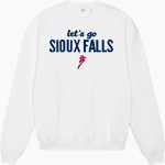 Sioux Falls Storm Storm <span class="pdp-name-mascot">Sioux Falls Storm</span> Stanley/Stella Unisex Ledger Dry Crewneck Sweatshirt Front Thumbnail