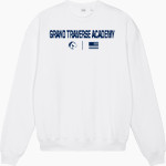 Grand Traverse Academy Mustangs <span class="pdp-name-mascot">Grand Traverse Academy Mustangs</span> Stanley/Stella Unisex Ledger Dry Crewneck Sweatshirt Front Thumbnail