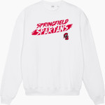 SPRINGFIELD SPARTANS The Online Store <span class="pdp-name-mascot">SPRINGFIELD SPARTANS</span> Stanley/Stella Unisex Ledger Dry Crewneck Sweatshirt Front Thumbnail