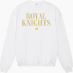 ROYAL HIGH SCHOOL KNIGHTS <span class="pdp-name-mascot">ROYAL KNIGHTS</span> Stanley/Stella Unisex Ledger Dry Crewneck Sweatshirt Front Thumbnail