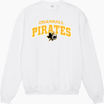 CRANDALL HIGH SCHOOL PIRATES <span class="pdp-name-mascot">CRANDALL PIRATES</span> Stanley/Stella Unisex Ledger Dry Crewneck Sweatshirt Front Thumbnail