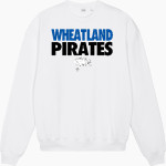 Wheatland High School Pirates Stanley/Stella Unisex Ledger Dry Crewneck Sweatshirt Front Thumbnail