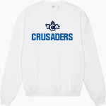 TCA Crusaders <span class="pdp-name-mascot">TCA Crusaders</span> Stanley/Stella Unisex Ledger Dry Crewneck Sweatshirt Front Thumbnail