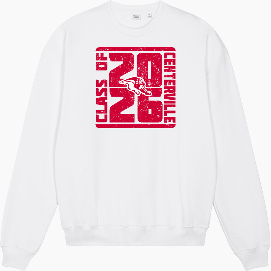 CENTERVILLE HIGH SCHOOL BULLDOGS <span class="pdp-name-mascot">CENTERVILLE BULLDOGS</span> Stanley/Stella Unisex Ledger Dry Crewneck Sweatshirt