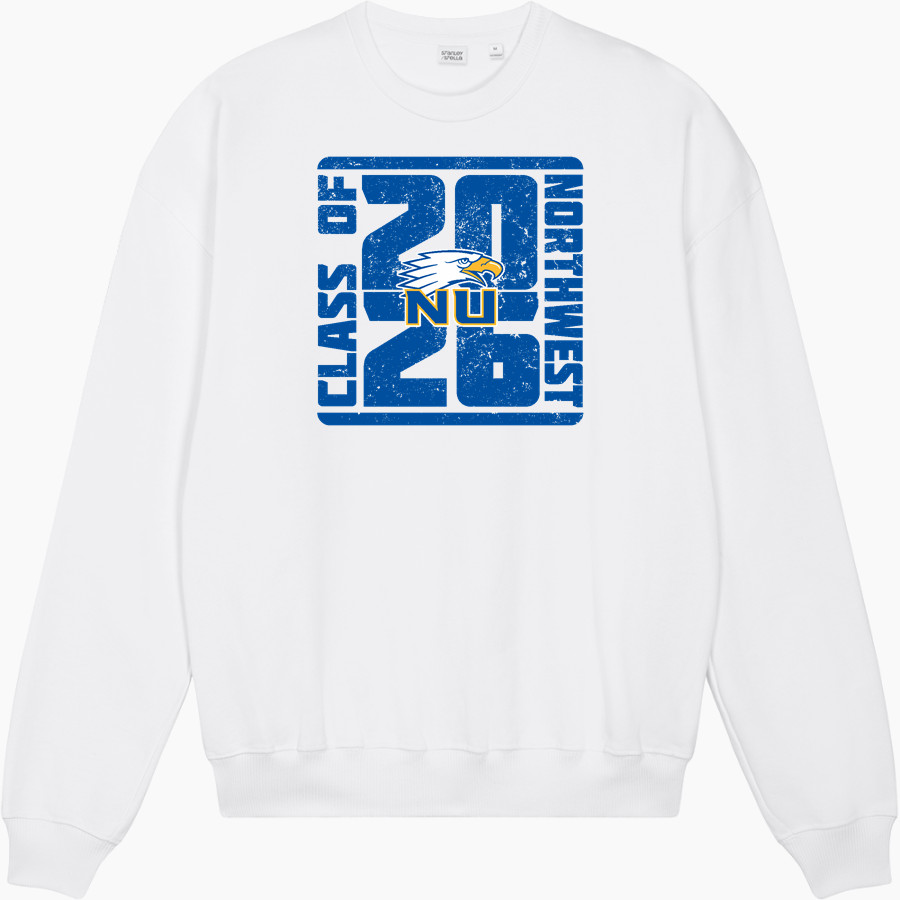 Northwest University Eagles Online Store <span class="pdp-name-mascot">Northwest Eagles</span> Stanley/Stella Unisex Ledger Dry Crewneck Sweatshirt