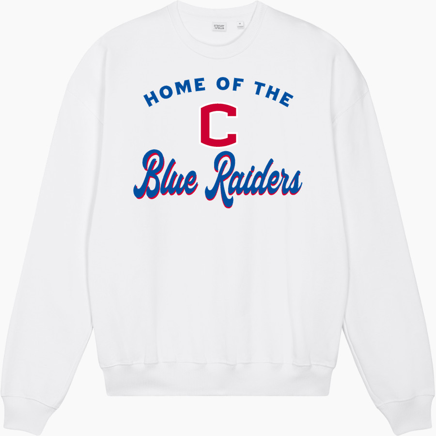 Cleveland Blue Raiders Stanley/Stella Unisex Ledger Dry Crewneck Sweatshirt