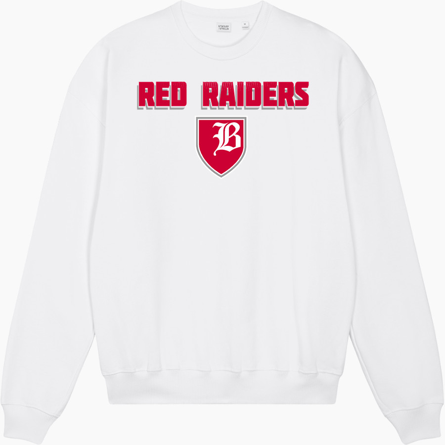 Baylor School Red Raiders Stanley/Stella Unisex Ledger Dry Crewneck Sweatshirt