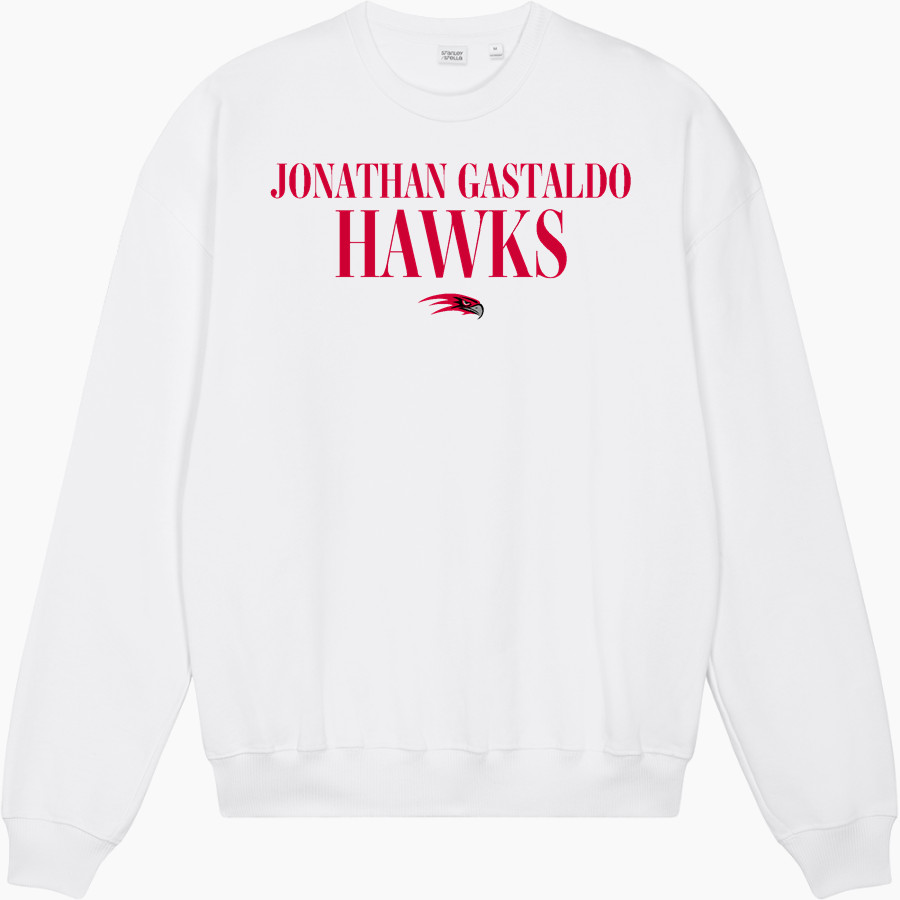 Jonathan Gastaldo Hawks <span class="pdp-name-mascot">Jonathan Gastaldo Hawks</span> Stanley/Stella Unisex Ledger Dry Crewneck Sweatshirt