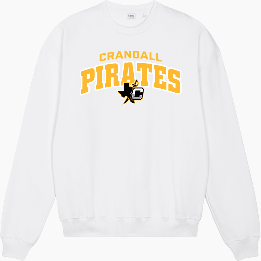 CRANDALL HIGH SCHOOL PIRATES <span class="pdp-name-mascot">CRANDALL PIRATES</span> Stanley/Stella Unisex Ledger Dry Crewneck Sweatshirt