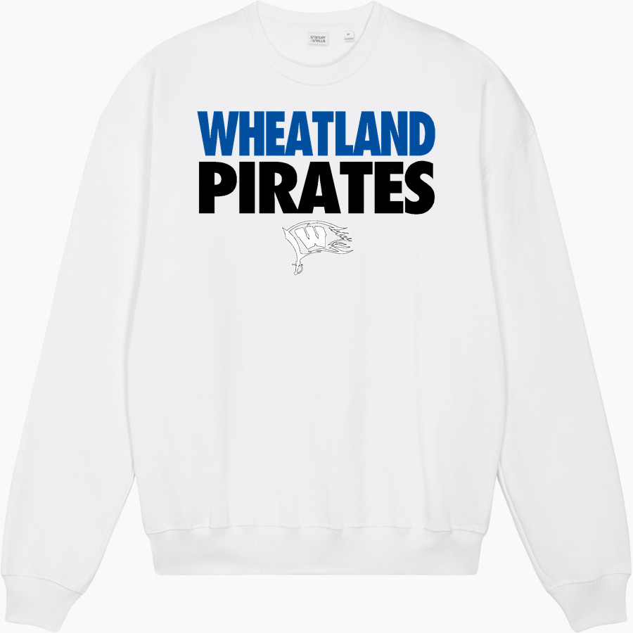 Wheatland High School Pirates Stanley/Stella Unisex Ledger Dry Crewneck Sweatshirt