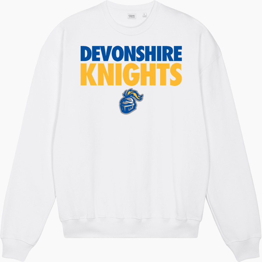 Devonshire Knights <span class="pdp-name-mascot">Devonshire Knights</span> Stanley/Stella Unisex Ledger Dry Crewneck Sweatshirt