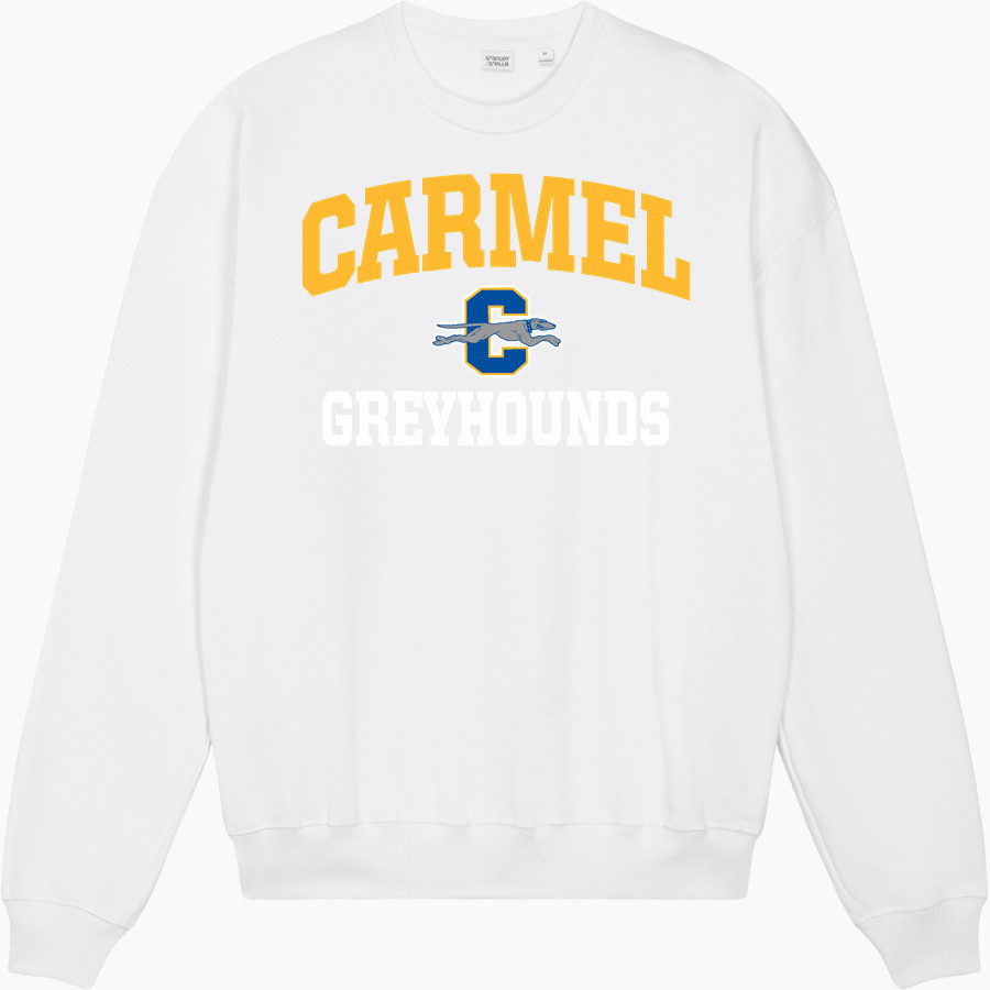 Carmel Greyhounds Greyhounds <span class="pdp-name-mascot">Carmel Greyhounds</span> Stanley/Stella Unisex Ledger Dry Crewneck Sweatshirt