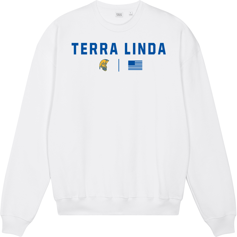 Terra Linda Trojans <span class="pdp-name-mascot">Terra Linda Trojans</span> Stanley/Stella Unisex Ledger Dry Crewneck Sweatshirt