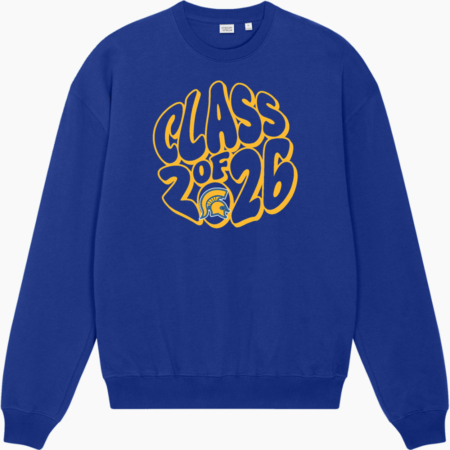 MASON CO CENTRAL HIGH SCHOOL SPARTANS Stanley/Stella Unisex Ledger Dry Crewneck Sweatshirt