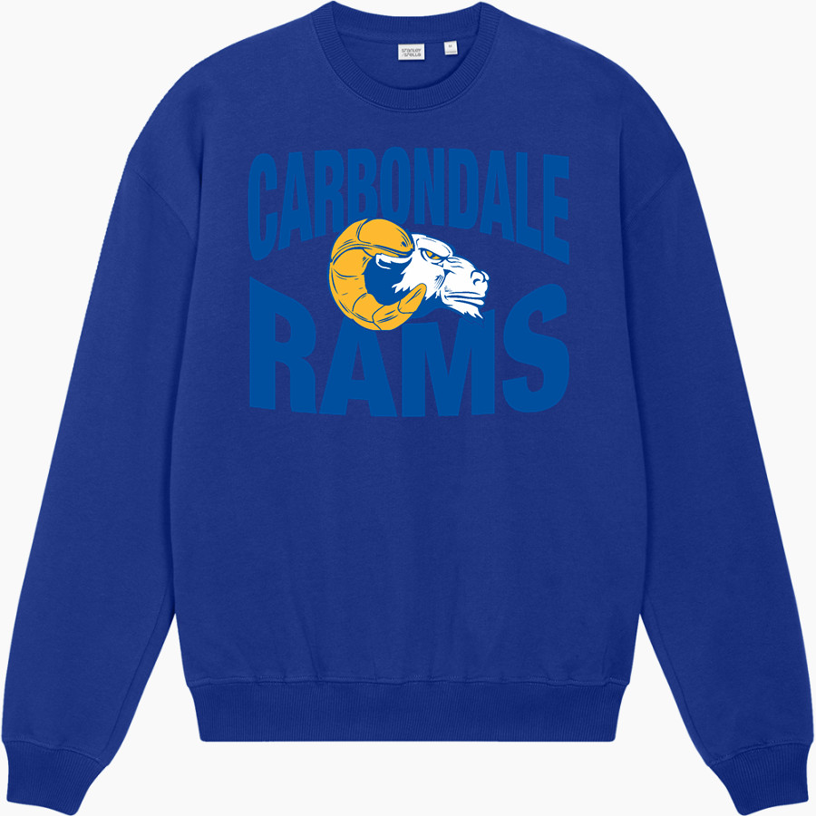 Carbondale Rams <span class="pdp-name-mascot">Carbondale Rams</span> Stanley/Stella Unisex Ledger Dry Crewneck Sweatshirt