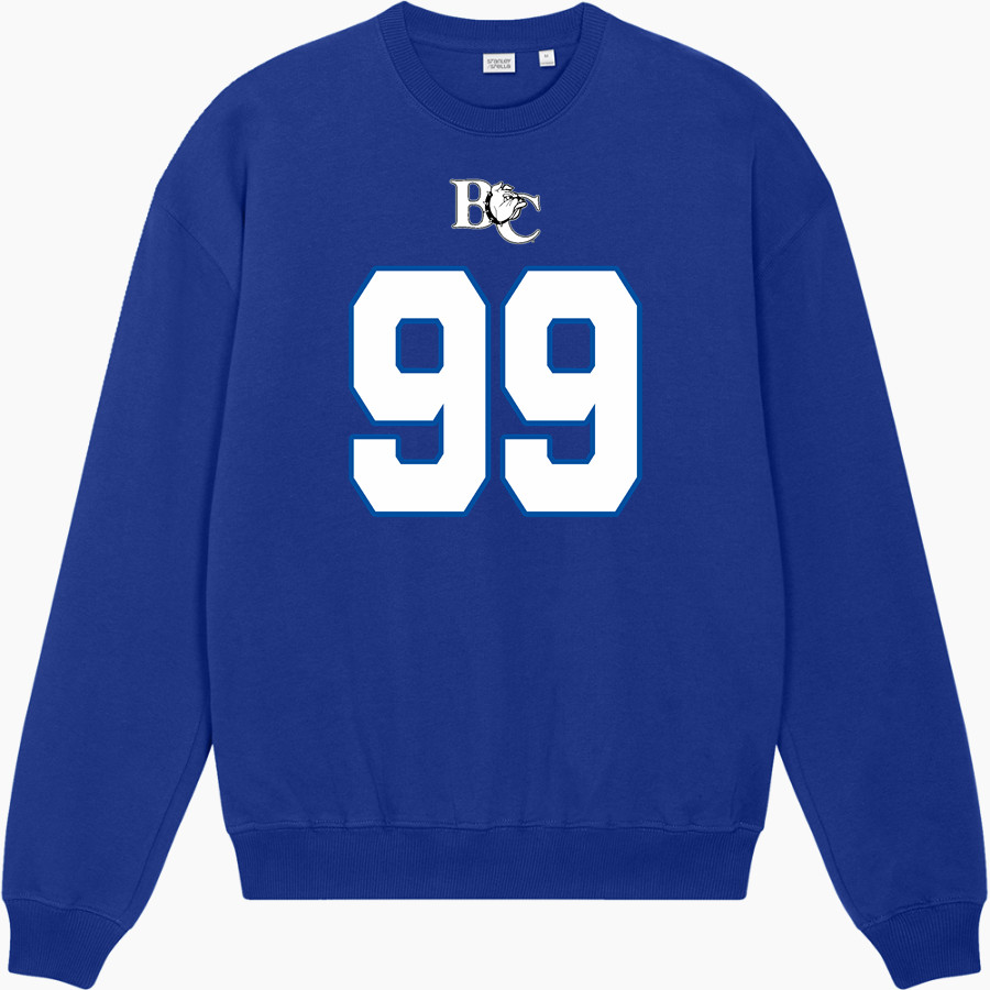Barton College Official Store of the Bulldogs <span class="pdp-name-mascot">Barton Bulldogs</span> Stanley/Stella Unisex Ledger Dry Crewneck Sweatshirt