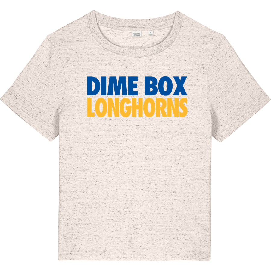 DIME BOX HIGH SCHOOL LONGHORNS <span class="pdp-name-mascot">DIME BOX LONGHORNS</span> Stanley/Stella Women's Stella Muser Tee