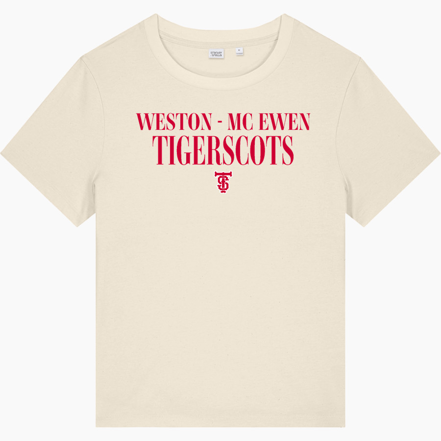 WESTON-MC EWEN HIGH SCHOOL TIGERSCOTS Stanley/Stella Women's Stella Muser Tee