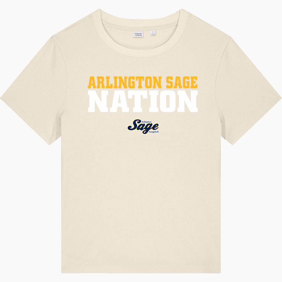 ARLINGTON SAGE ARLINGTON SAGE <span class="pdp-name-mascot">ARLINGTON SAGE</span> Stanley/Stella Women's Stella Muser Tee