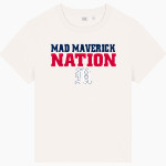M.A.D Mavericks OFFICIAL ONLINE STORE <span class="pdp-name-mascot">Crieve Hall Youth Athletic Association Mad Mavericks</span> Stanley/Stella Women's Stella Muser Tee Front Thumbnail