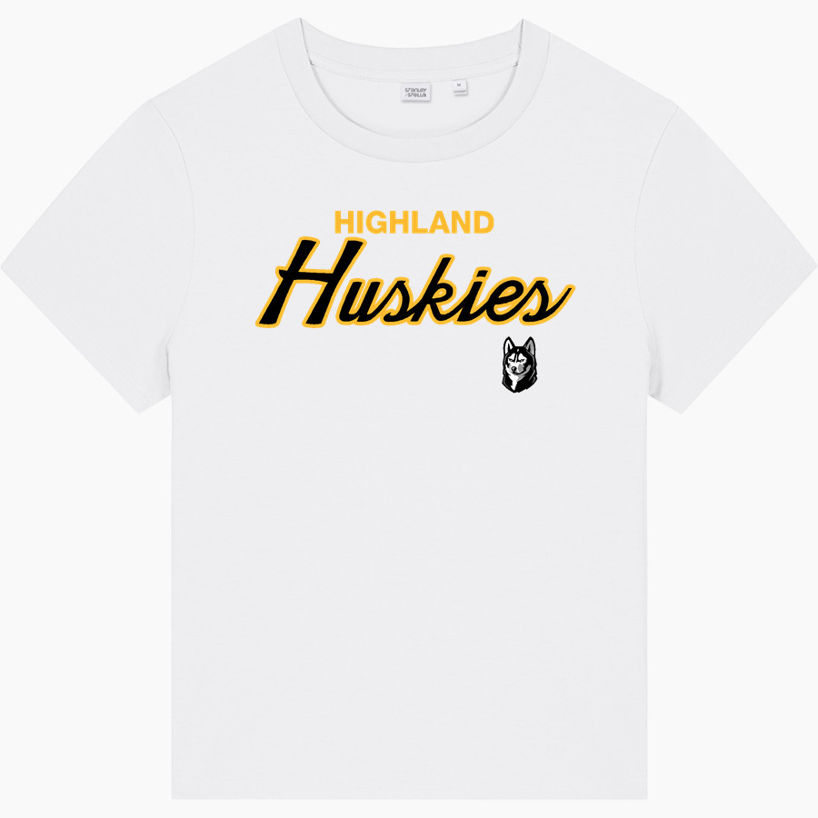 HIGHLAND HIGH SCHOOL HUSKIES Stanley/Stella Women's Stella Muser Tee