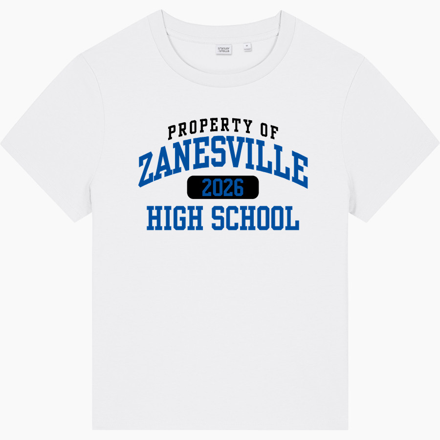 ZANESVILLE HIGH SCHOOL BLUE DEVILS Stanley/Stella Women's Stella Muser Tee