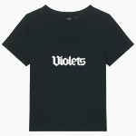 NYU Violets <span class="pdp-name-mascot">NYU Violets</span> Stanley/Stella Women's Stella Isla V-Neck Tee Front Thumbnail