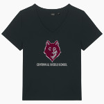 Centennial Middle School Timberwolves <span class="pdp-name-mascot">Centennial Middle School Wolves</span> Stanley/Stella Women's Stella Isla V-Neck Tee Front Thumbnail
