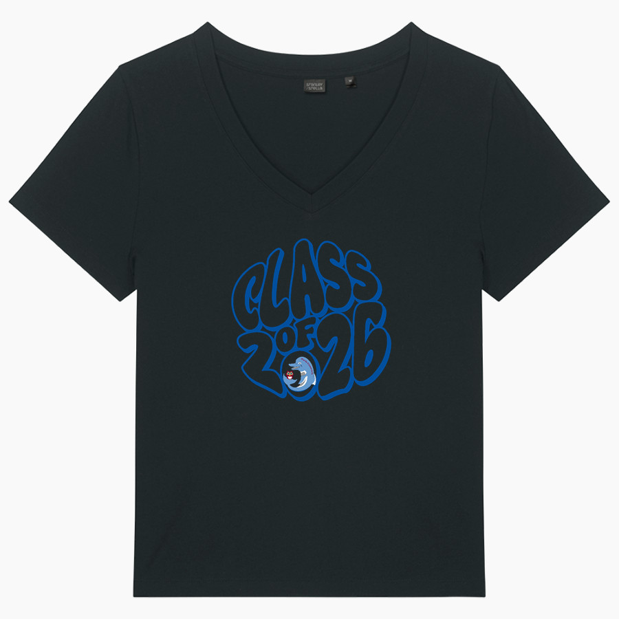 BARTLE Dolphins <span class="pdp-name-mascot">BARTLE ELEMENTARY SCHOOL Dolphins</span> Stanley/Stella Women's Stella Isla V-Neck Tee