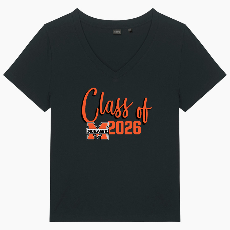 MOHAWK HIGH SCHOOL Mustangs <span class="pdp-name-mascot">MOHAWK Mustangs</span> Stanley/Stella Women's Stella Isla V-Neck Tee