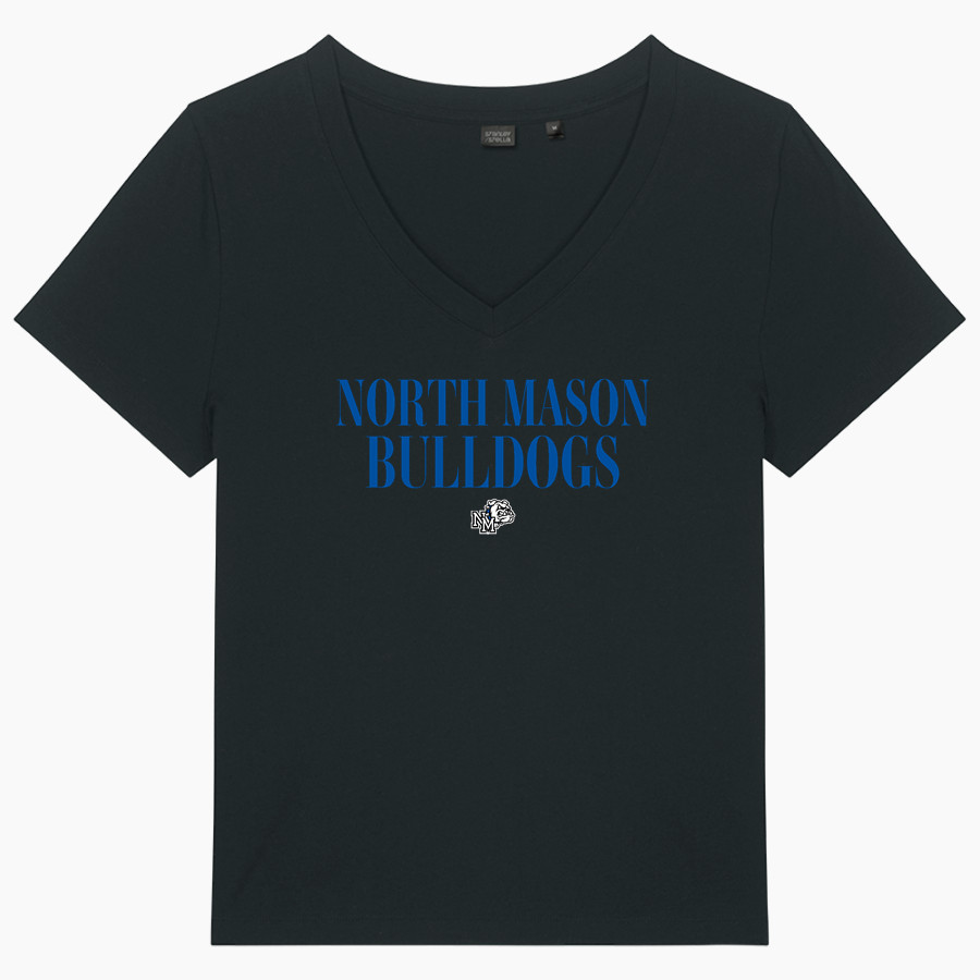 NORTH MASON HIGH SCHOOL BULLDOGS <span class="pdp-name-mascot">NORTH MASON BULLDOGS</span> Stanley/Stella Women's Stella Isla V-Neck Tee