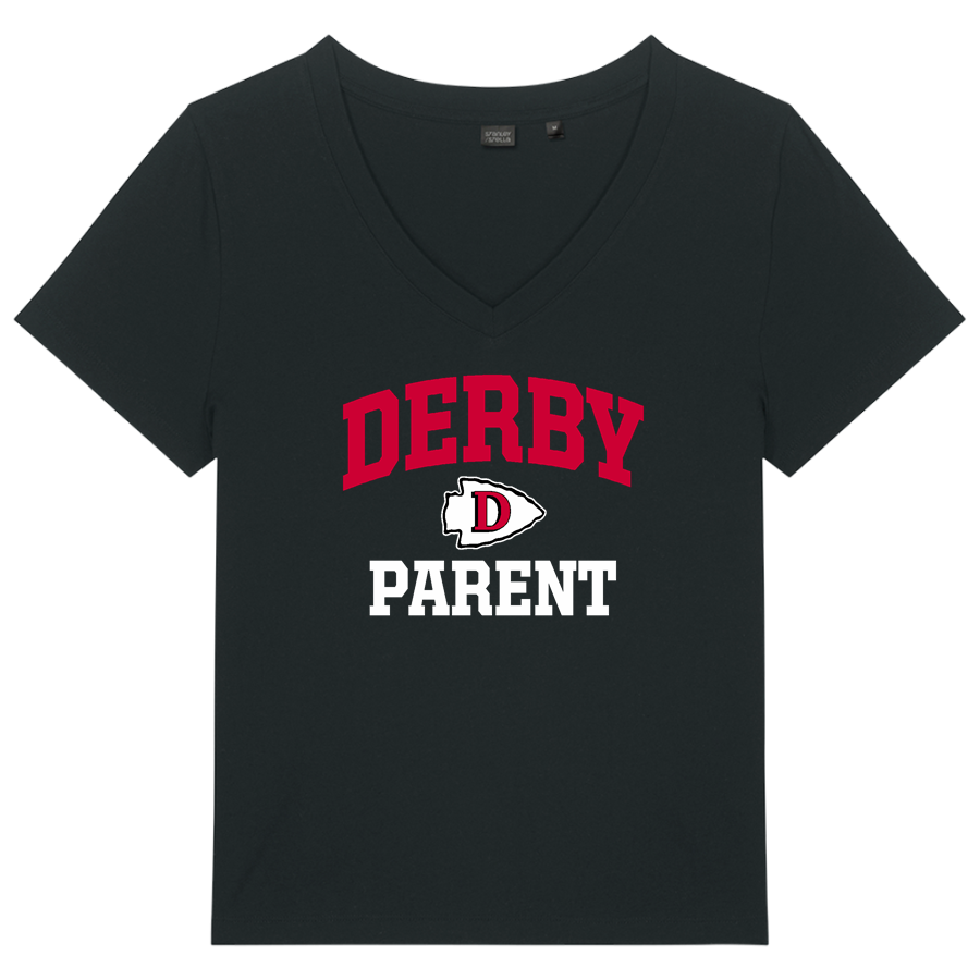 DERBY HIGH SCHOOL RED RAIDERS <span class="pdp-name-mascot">DERBY RED RAIDERS</span> Stanley/Stella Women's Stella Isla V-Neck Tee