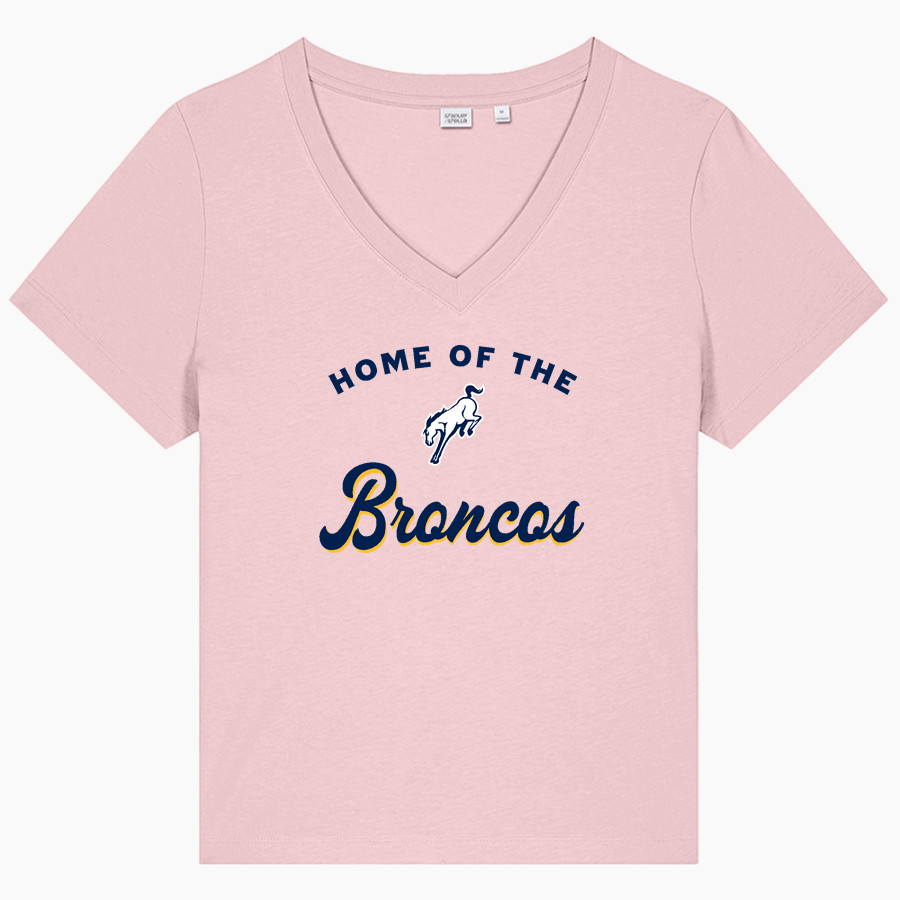 Burrillville Broncos <span class="pdp-name-mascot">Burrillville Broncos</span> Stanley/Stella Women's Stella Isla V-Neck Tee