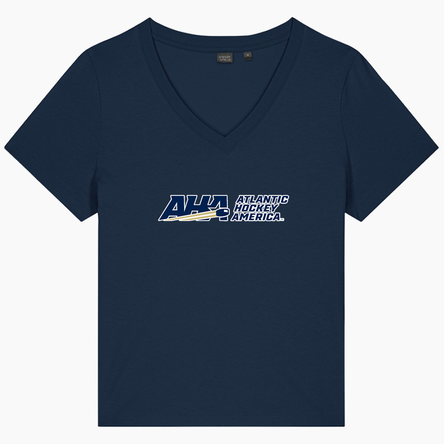 Atlantic Hockey Hockey <span class="pdp-name-mascot">Atlantic Hockey Association</span> Stanley/Stella Women's Stella Isla V-Neck Tee